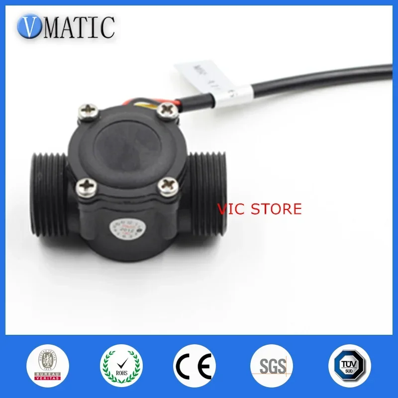 VCA168-6 Nylon G3/4" Water Heater Gas Electric Heating Solar Energy Pulse Signal Water Flow Sensor