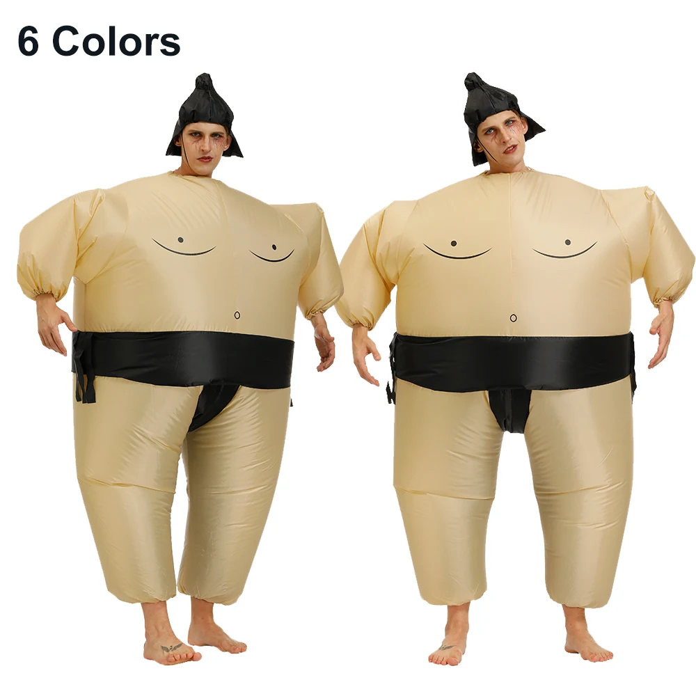 Lotenlli Divertente Sumo Giochi Costumi Party Cosplay Blowup Costume per adulti/bambini 