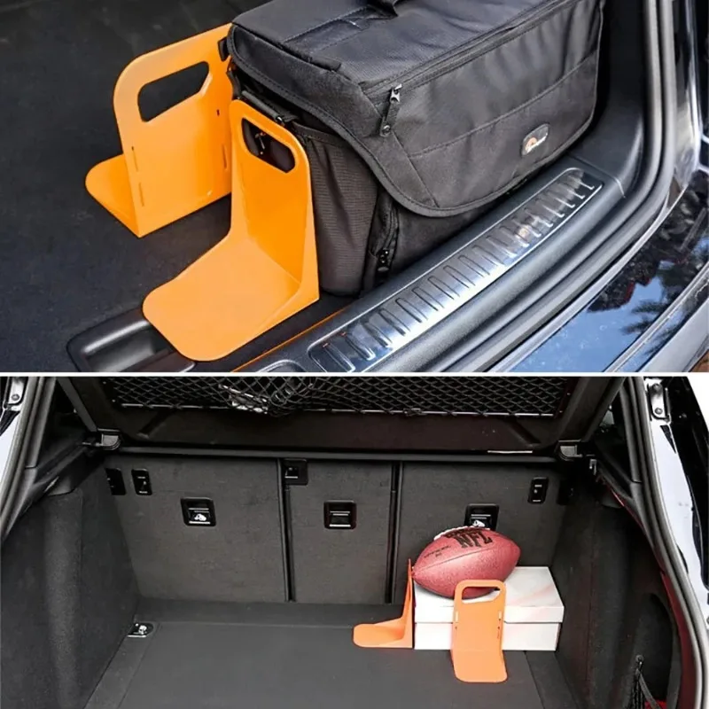 1 PCS Universal Car Trunk Organizer - Multifunctional Anti-Shake Storage Rack with Adjustable Dividers for Luggage & Tools