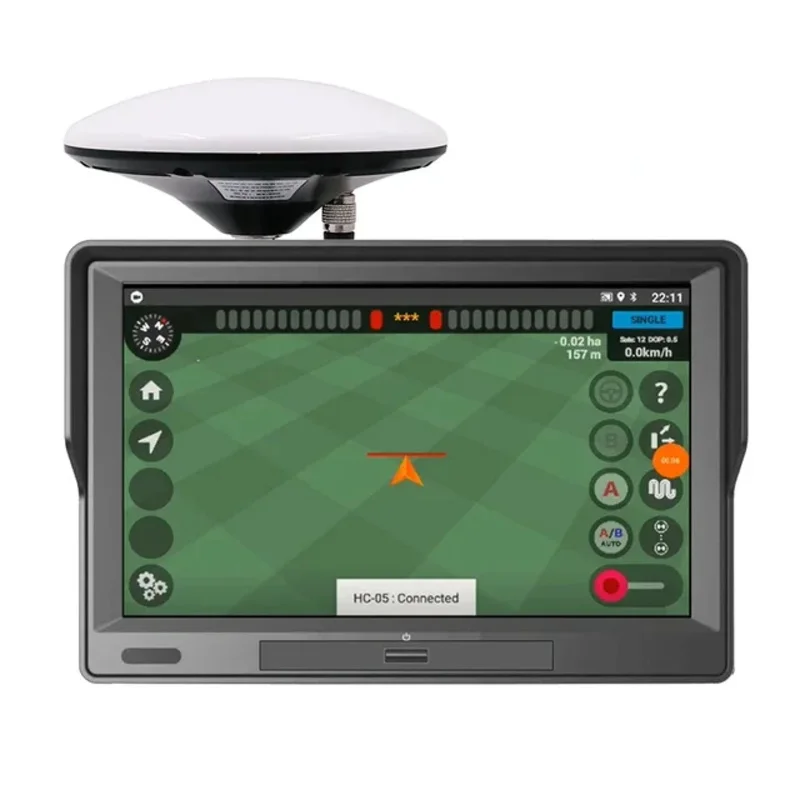 

Driven Gnss Embedded Agricultural For GPS Controlled Tractors Durable Field Navigator App