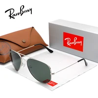 RareBray Classic Pilot Sunglasses Men UV400 Fashion Alloy Thin Frame Glasses Driving Summer Aviator Male Women Summer Eyewear