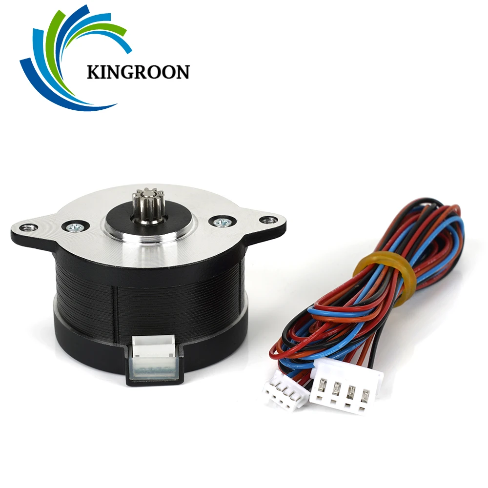 Kingroon-motor de Passo Redondo Nema14 36 Motor de Alta Temperatura Linha 1m Extrusora Impressora Voron 3d 36byg1204-a6qht