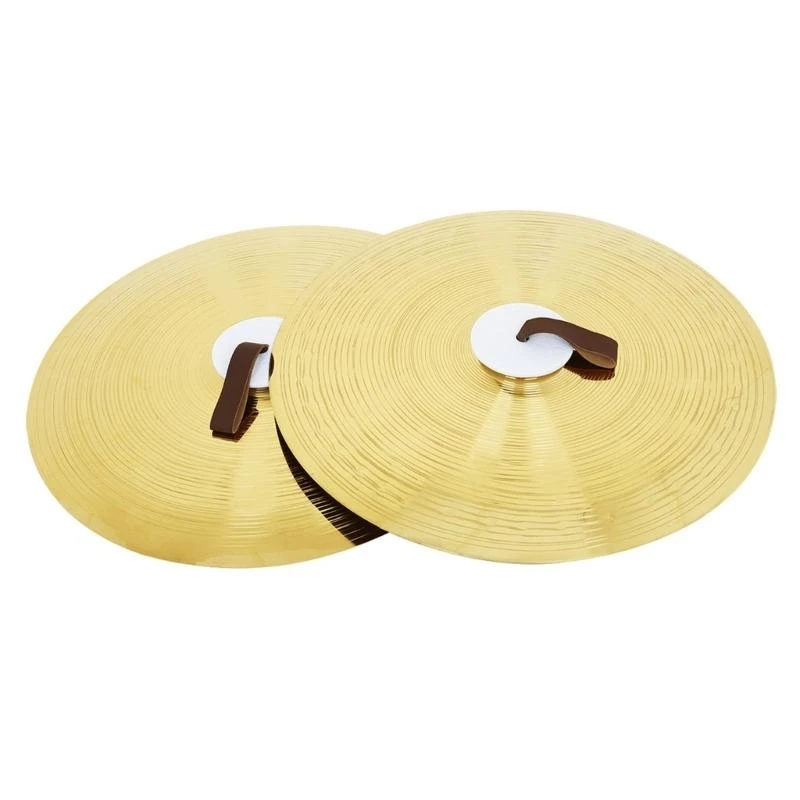 1Pair 14/16/20Inch Crash Cymbal Percussion Instruments Brass Band Cymbals for Stage Party Musical Toy