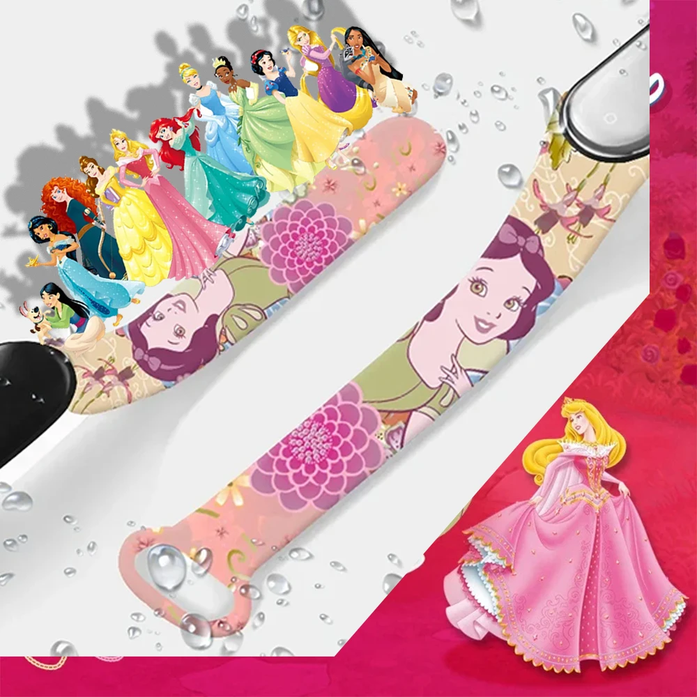 Kids' Digital Watches Outdoor sports Wrist band Cartoon Printing LED Touch Waterproof Electronic Kids Watchs Birthday Gifts Toys
