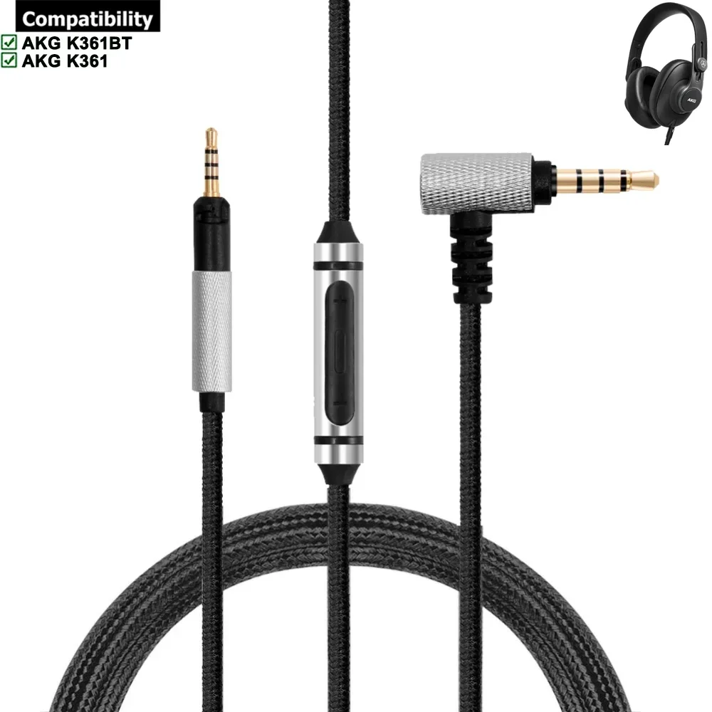 

Сменный нейлоновый плетеный кабель-удлинитель OFC для наушников AKG K361 K361BT