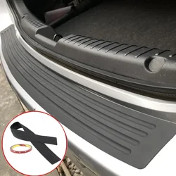 Black Rubber Car Trunk Bumper Protection Strip - Anti - Scratch Guard Plate Accessory - SUV - 104X9cm