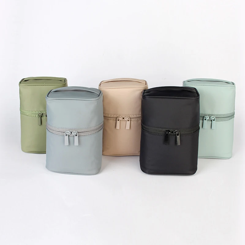 

NEW-Zipper Man Women Makeup Bag Nylon Cosmetic Bag Beauty Case Make Up Organizer Toiletry Bag Kits Storage Travel Wash Pouch