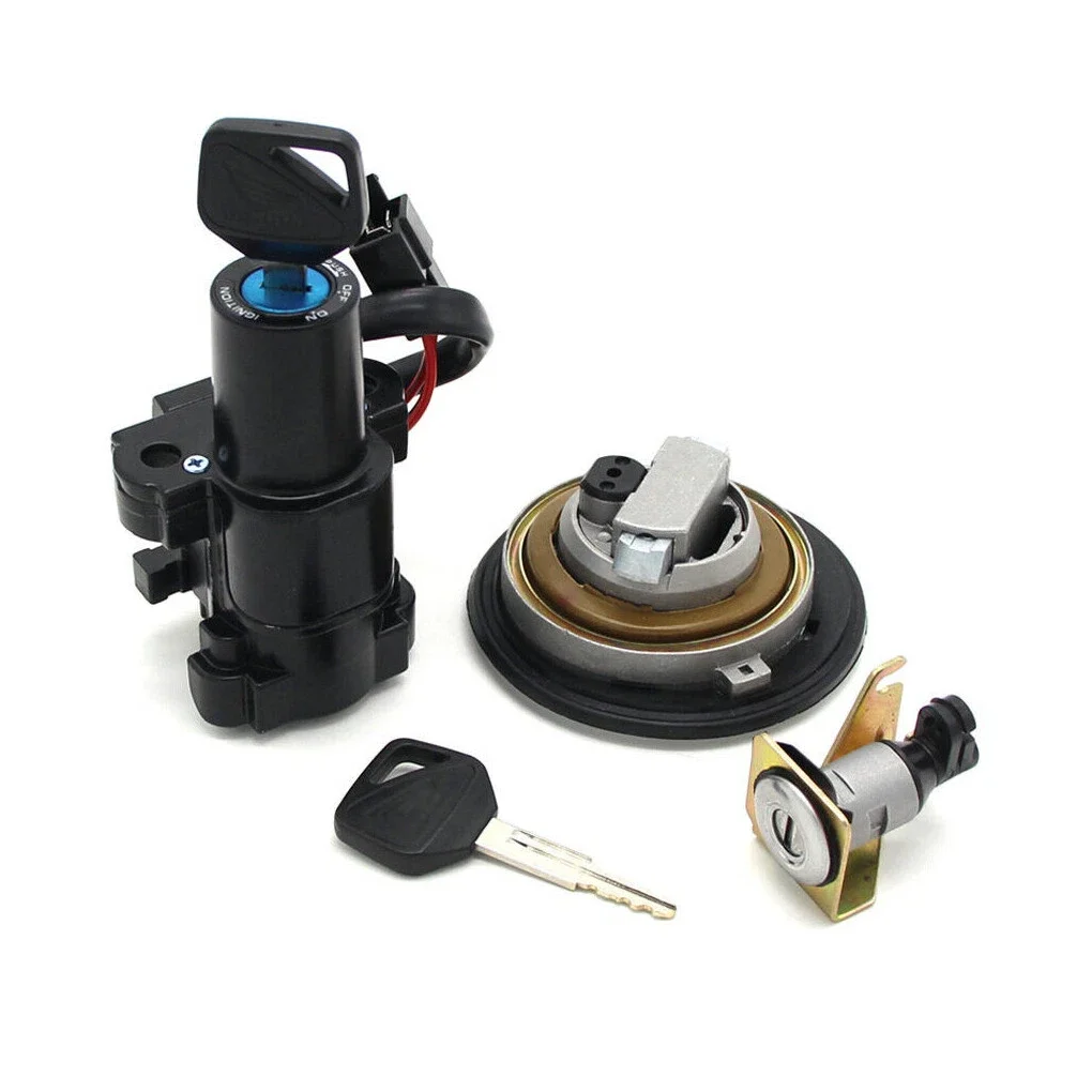 Ignition Switch Gas Cap Cover W/Key Lock Set For CBR250 CBR250R CBR250RA CBR300RA CBR300R Hornet CB250 CB600F CB1300 VTR250 MC33