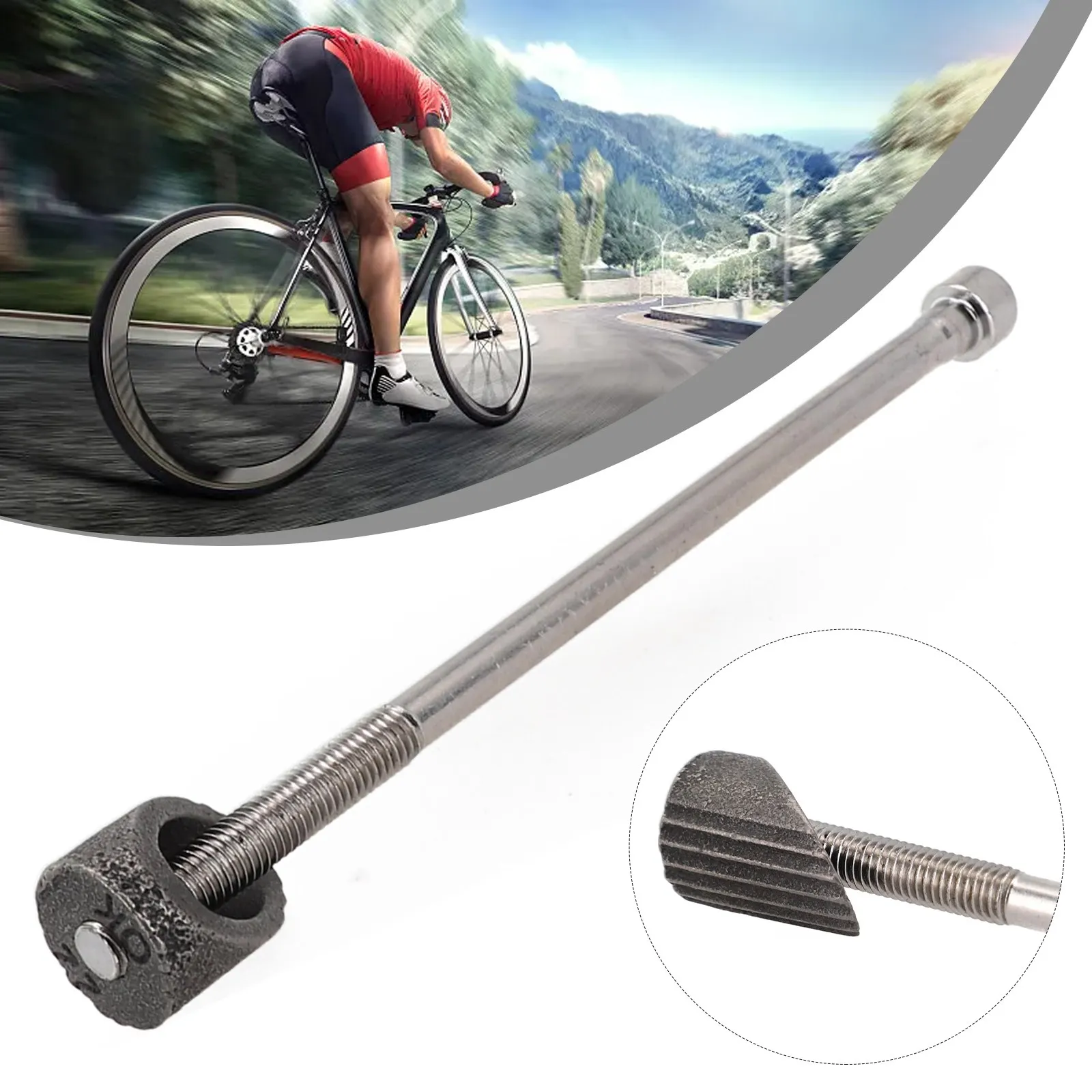 

22.2mm Bolt & Wedge Adapter Bicycle Bike Bolt&Wedge Chrome City Cruiser Road Stem Protable Reliable Use Useful