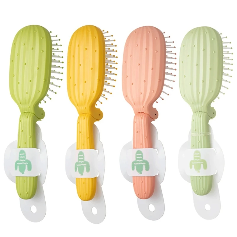 

2023 New Folding Travel Hair Brushes Folding Pocket Hair Brush Mini Hair Comb Compact Travel Hair Massage Comb for Women