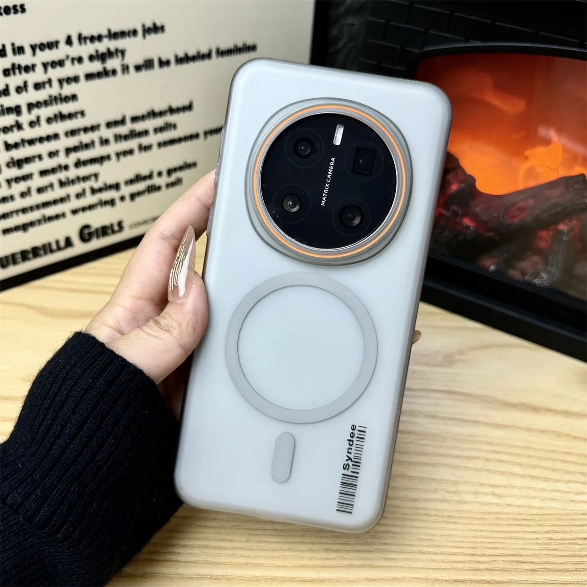 Magnetic Magsafe Matte Clear Candy Phone Case