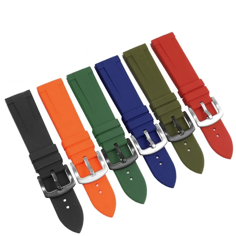 

Waterproof Silicone Strap 20mm 22mm for Samsung Galaxy Huawei Quick Release Men Women Universal Wrist Replacement Watch Bracelet