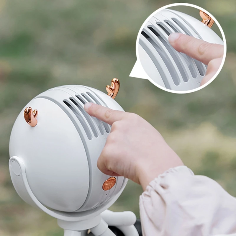 Cartoon Octopus Shaped Baby Strollers Clip Fans Outdoor Travel Air Cooling Handheld Fan Baby Strollers Accessories baby stroller accessories bag