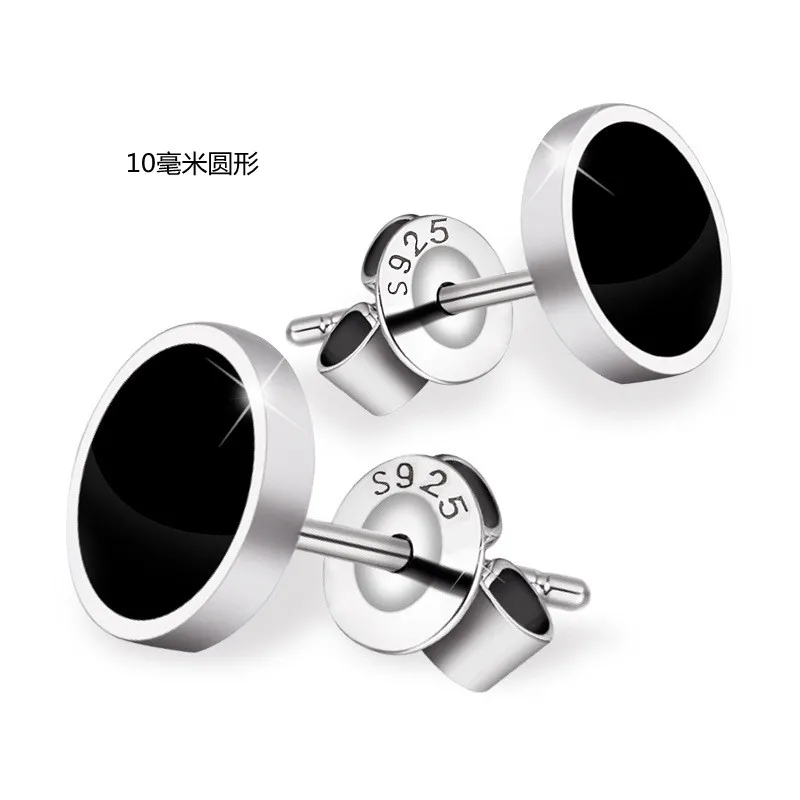 925 Sterling Silver Small Stud Earring Natural Aventurine Stone Simple Round Earring For Woman Fashion Party Fine Jewelry