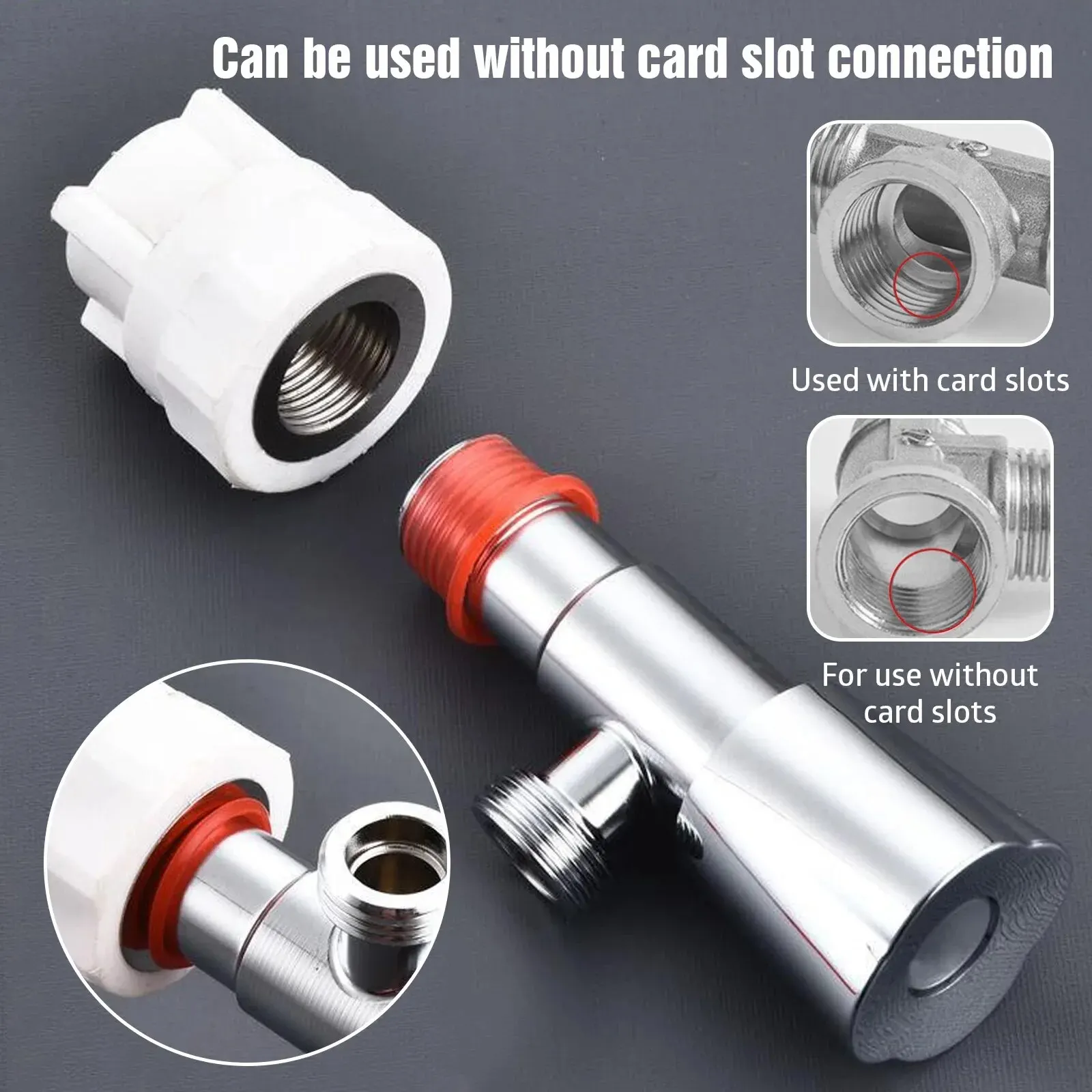 Sealing Gasket 10/50Pcs Faucet Leak-Proof Sealing Gasket Rubber Pipe Sealing Washer Silicone Raw Tape Triangle Valve Hose Plumbing Fitting Plug
