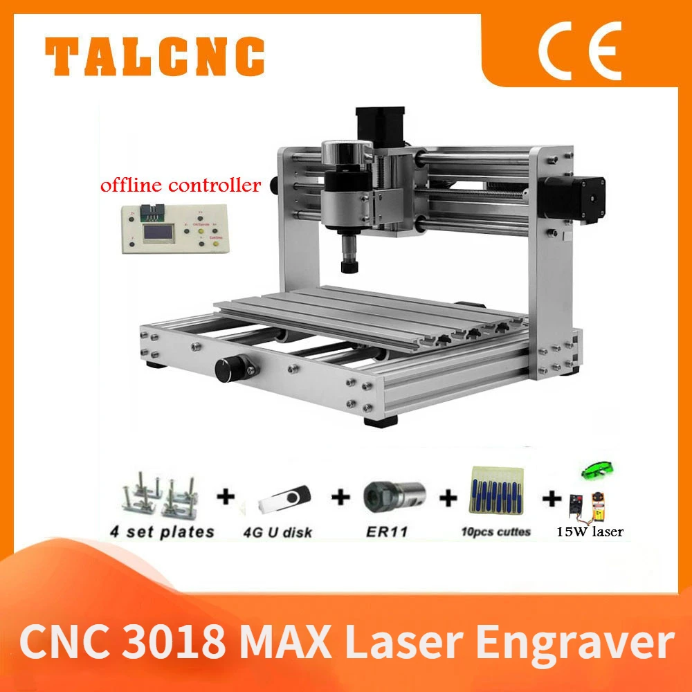 CNC 3018 Pro MAX Engraver With 300W Spindle Mini Engraving Machine Desktop  3 AXIS PCB Milling Machine With ER11 DIY Wood Router - AliExpress