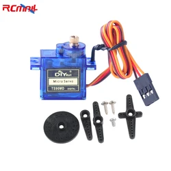 Enhanced Micro Digital Servo - Full Metal Gear with Adjustable Speed and 360° Continuous Rotation (180 - Degree - Digital)