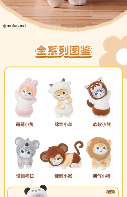 MINISO Mofusand Furry Party Series Blind Box Toys Mystery