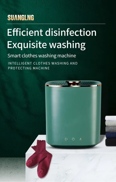 2.5L Capacity Portable Mini Washing Machine , Smart Washer Socks Underwear,  for Dormitory,Travel,Camping,Apartment - AliExpress