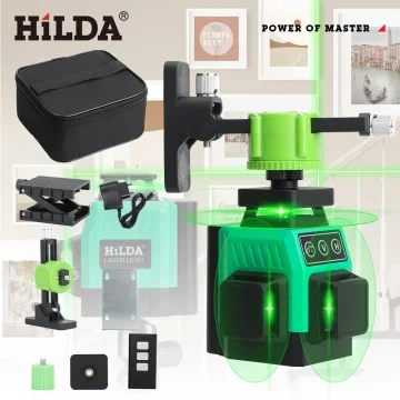 Laser Level HILDA Mini 12 Lines 3D Self-Leveling 360 Horizontal And Vertical Cross