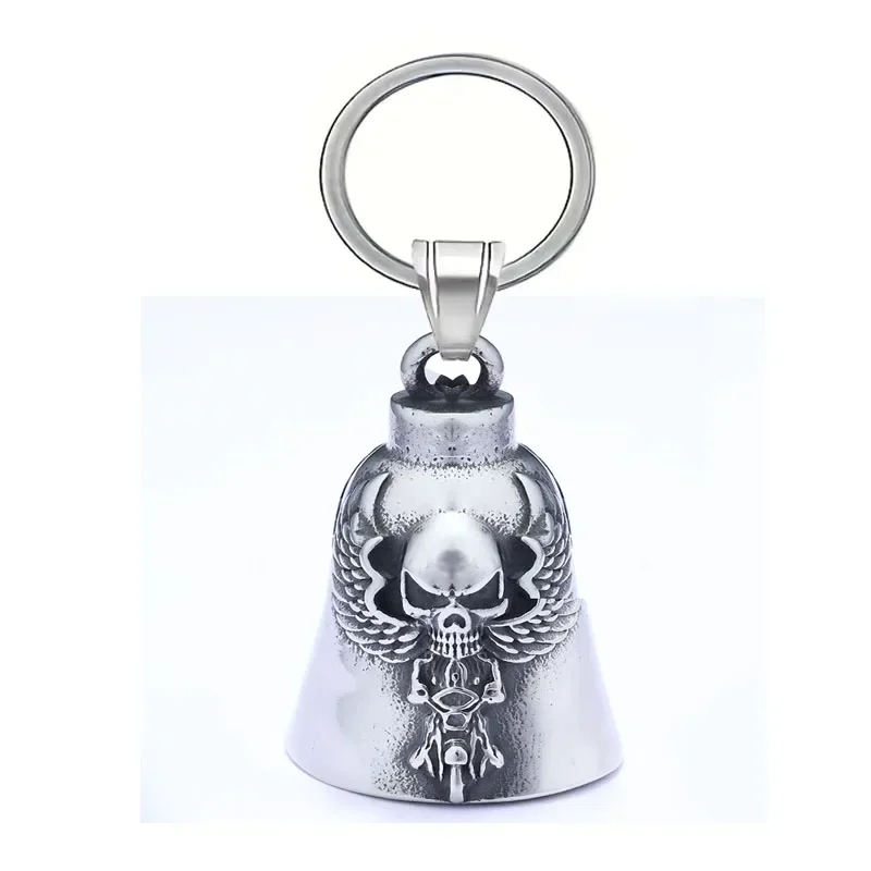 Lion King Pendant and Keychain with Uniquely Carved Bell - Retro Design