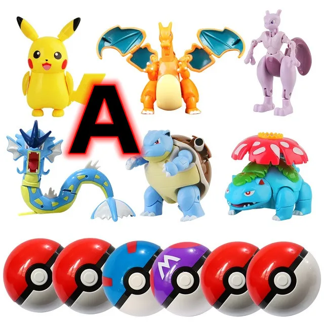 子供のためのポケモンフィギュア,12スタイルのおもちゃ,キャラクター