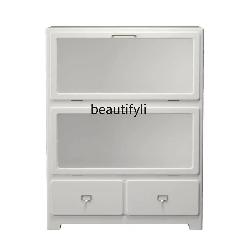 

Colorful Toys Bedroom Storage Bucket Modern Display Cabinet Dustproof Glass furniture