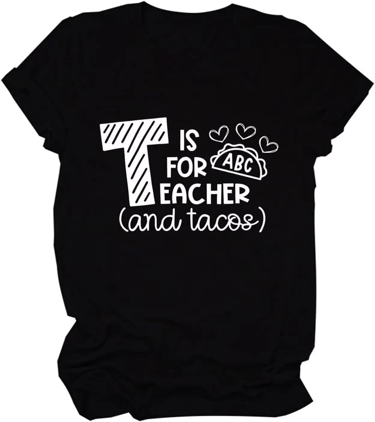 

Women Teacher Shirts，Short Sleeve Teacher Gift T-Shirt Casual Crewneck Tops
