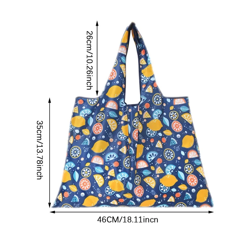 Eco-Friendly Reusable Large Washable Foldable Nylon Grocery Bags