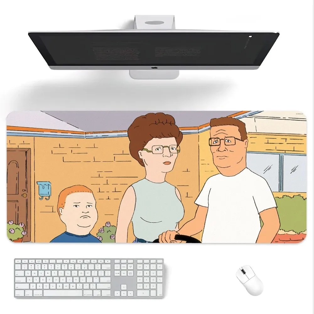 Cartoon K-King of the Hill Mouse Pad Computer Laptop Gaming Office Wrist Guard Non Slip Keyboard Pad 6