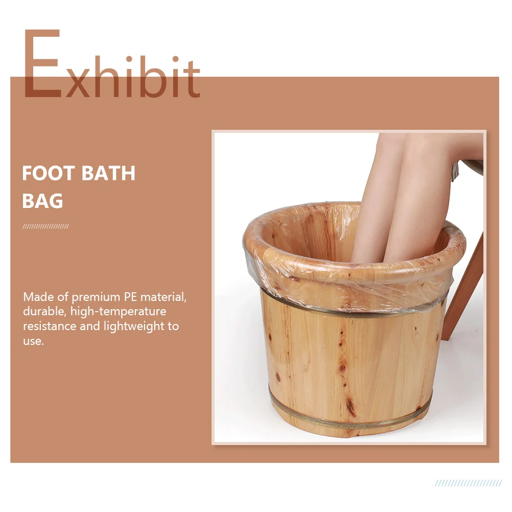 

160Pcs Disposable Foot Washing Bags Home Foot Bath Pouches Tools for Salon