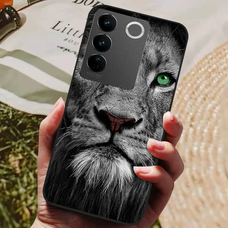 Sleek Black Silicone Phone Case - Durable TPU Protective Cover