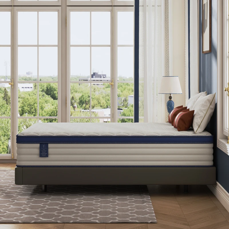 Mattress Home mattress Bedroom mattress Double mattress Gel memory cotton mattress Full size mattress Roll pack compression matt 2