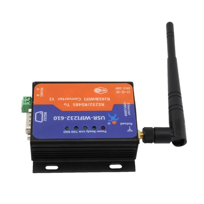 Фото USR-WIFI 232-610-V2 последовательный сервер RS232 RS485 в 802,11 b/g/n, бесплатная доставка №2