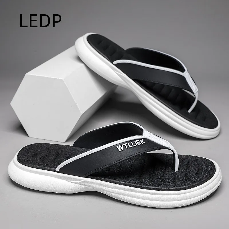 Men's Flip Flops Flat Sandals Summer Casual Slippers for