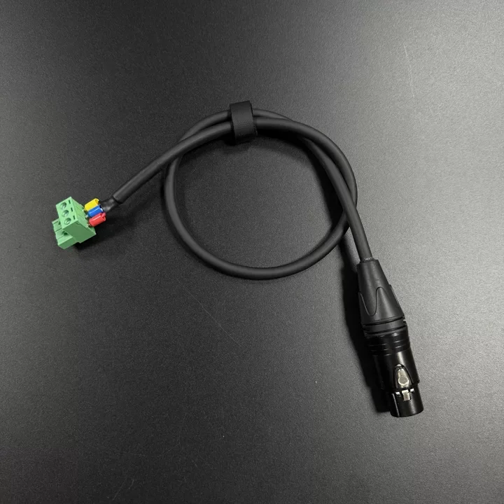 XLR zu 3-Pin Phoenix Kabel XLR 3P M/F zu PHX3M NBKF/2EDG-5.08mm 3-Pin PCB Schraubklemmenadapter Anschlusskabel für Lautsprecher – Detail 2