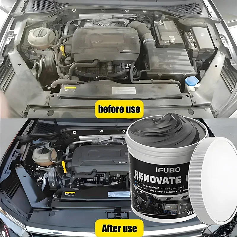 Automotive Wax Multi-purpose Interior Renovation Plastic Parts Repair Tire Protection Whitening Sponge