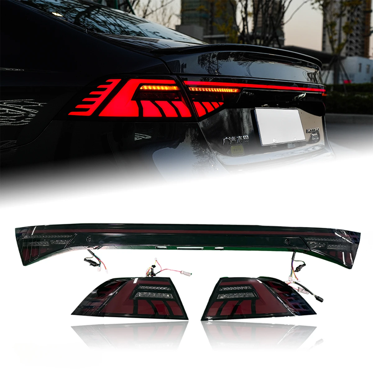 

Original modification of the new start dynamic streamer through the tail light assembly FOR HONDA ACCORD 2023