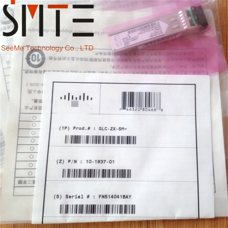 Original GLC-ZX-SM 1.25G 80KM 1550NM LC Single-Mode Fiber Optical Module Transceiver