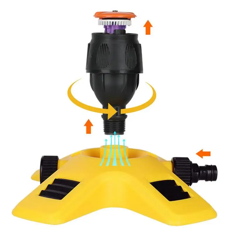 

Water Sprinkler For Lawn Grass Sprinkler System For Outdoor Watering Adjustable Garden Water Sprinklers With 360 Degree Rotating