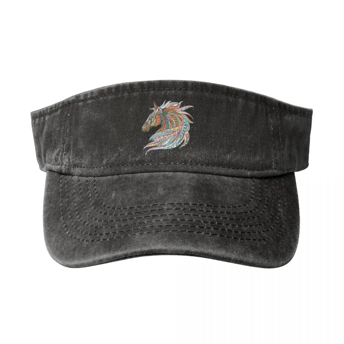 

Cool Horse Race Equestrian Baseball Cap Cotton Sun Empty Top Hats