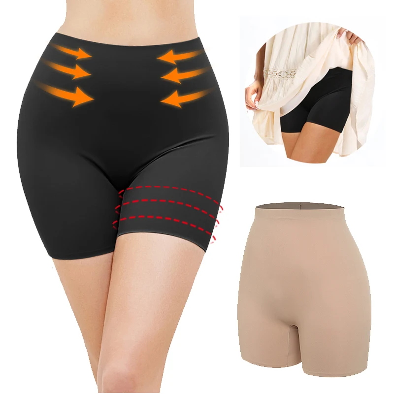 

Women Firm Tummy Control with Butt Lifting Shapewear Panties High Waist Trainer Body Shaper Shorts Thin Female Slimming fajas