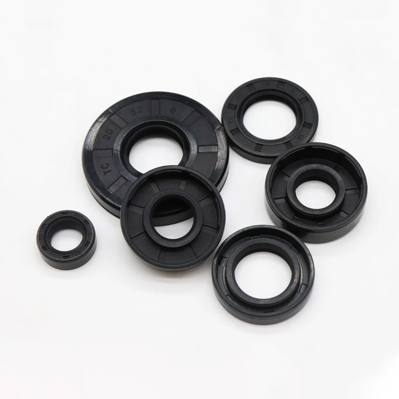 25x31x5mm Nitrile Rubber Rotary Shaft Oil Seal Springless Design VC Style 