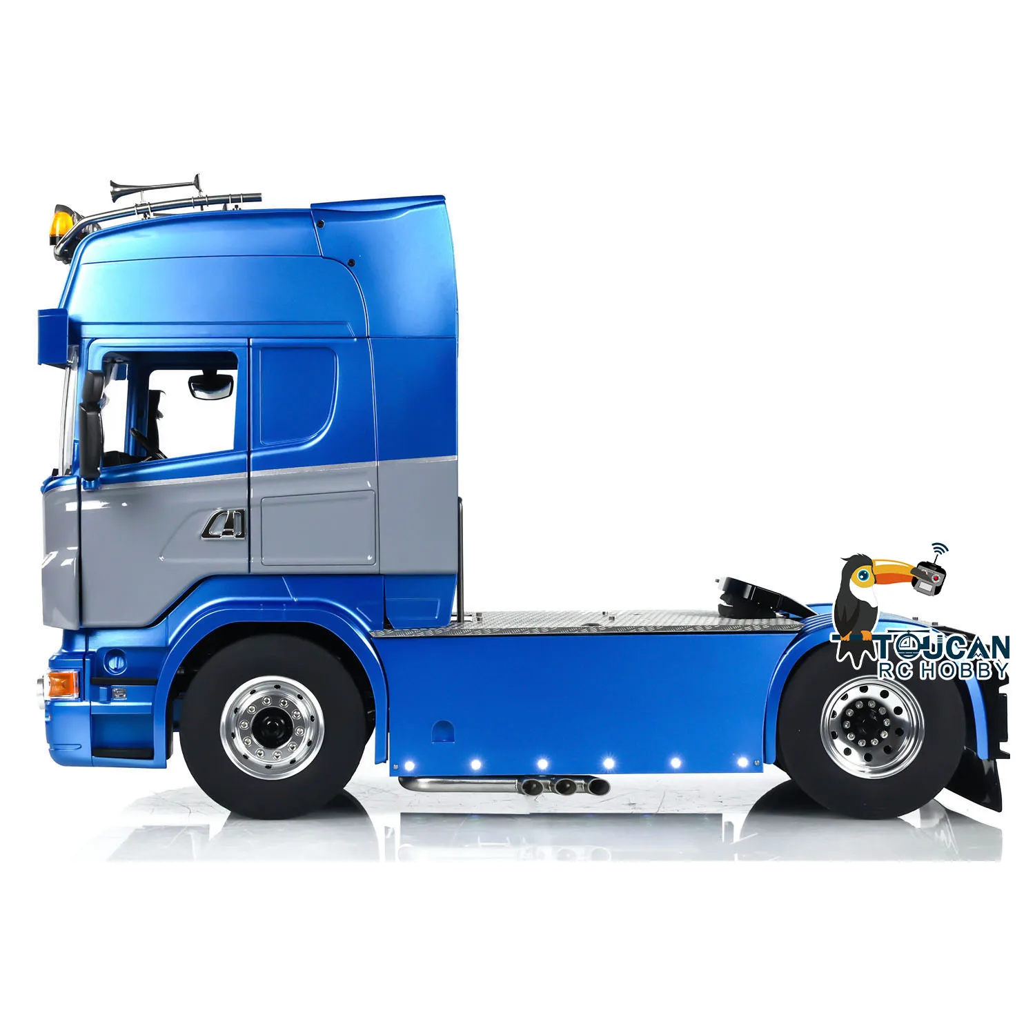 4X4 RTR LESU RC Tractor Truck 1/14 Scale Radio Control Car Vehicle Customized Model with Sound Light Smoke Unit RC Toy THZH1951 4