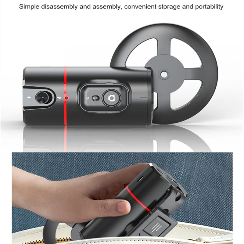 Desktop Gimbal AI Automatic Face Tracking Recognition Stabilizer For iPhone Indoor Outdoor Shooting