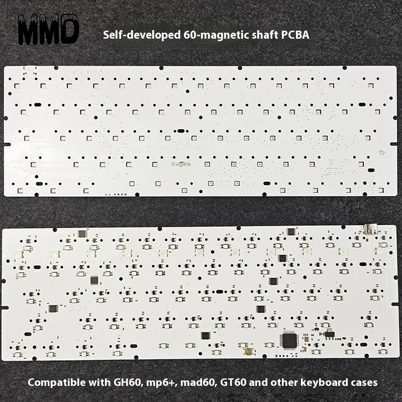 MMD AR60 HE Gaming Keyboard PCB Hall Effect Switch 0.005ms RT DKS