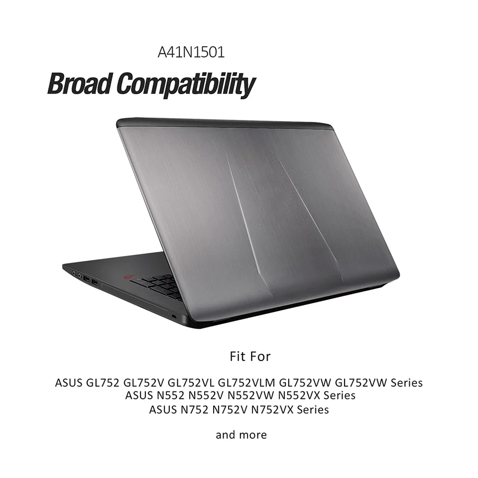 A41N1501 New Genuine Battery For Asus ROG N552 N552V N552VW N752V N752VX GL752VW - Foto 3