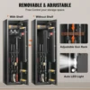 VEVOR 5/6 Gun Safe,Gun Security Cabinet w/ Fingerprint & Digital Keypad Lock, Gun Storage Cabinet with Built-in Storage Locker 6