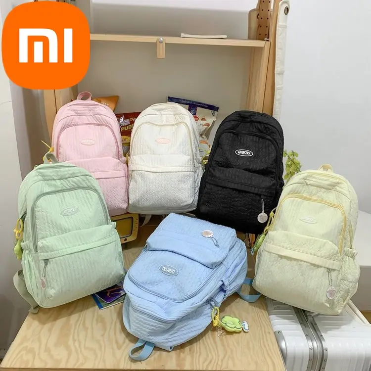 

Xiaomi Backpack 2023 New Couple Leisure Simple Large Capacity Student Backpack Men's and Women's Travel Backpack