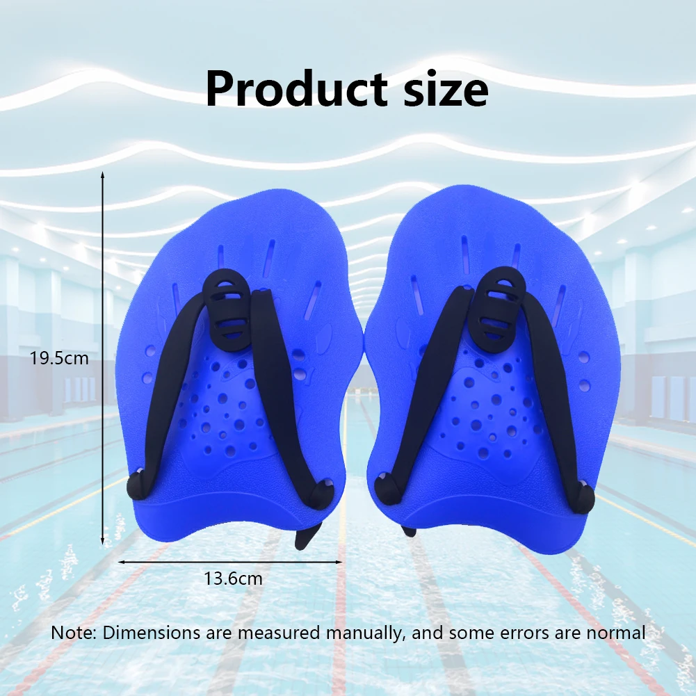 Swim Paddles Hand With Adjustable Strap Girdles Correction Hand Fins Flippers Palm Finger Webbed Gloves Paddle for Women Men